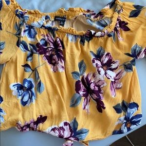 kendall & kylie ofc the shoulder shirt